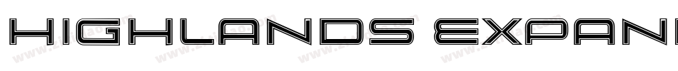 Highlands Expanded字体转换